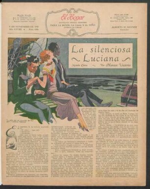 La silenciosa Luciana : Novela Corta