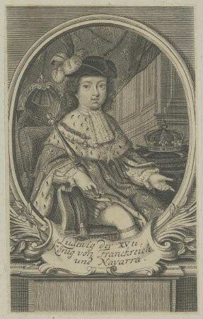 Bildnis des Ludwig XV., König von Frankreich