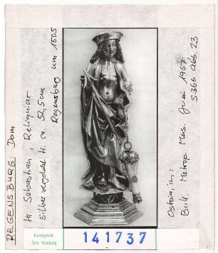 Regensburg: Dom, Reliquiar des Hl. Sebastian