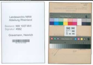 Entnazifizierung Heinrich Gravemann , geb. 09.10.1898 (Schlosser)