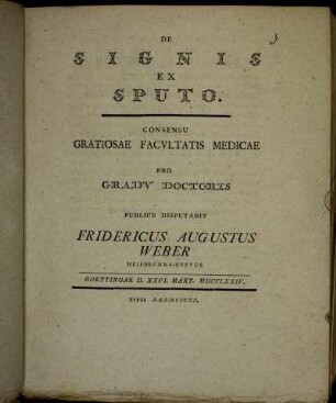 De Signis Ex Sputo