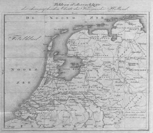 Tableau d'Assemblage der chorographischen Charte des Königreichs Holland