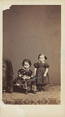 Elisabeth und Carl Cornelius (v.l.n.r.) als Kinder