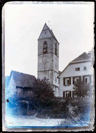 Katholische Kirche, spätgotisch; Westturm