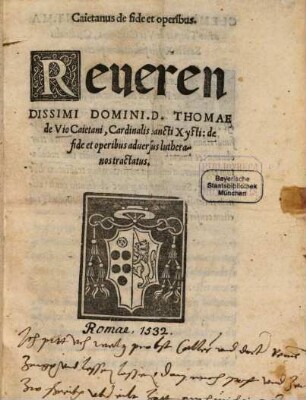 De fide et operibus adversus Lutheranorum Tractatus