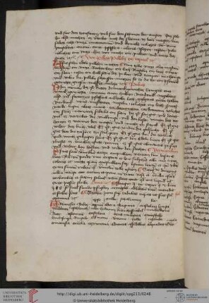 Farbrezept, lat.; Alchemistische (?) Rezepte; Alphabetisches Pflanzenglossar, lat.-dt. (Fragment)