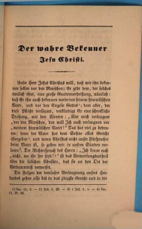 Der wahre Bekenner Jesu Christi : eine Predigt
