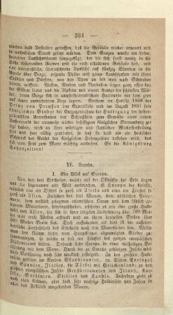 XV. Europa