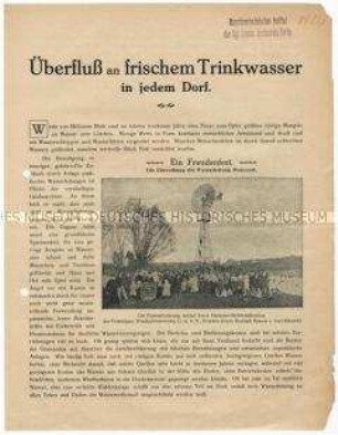 Windturbinen für die Wasserversorgung
