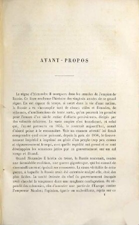 L'empereur Alexandre II : vingt-six ans de règne ; (1855 - 1881)