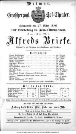 Alfreds Briefe