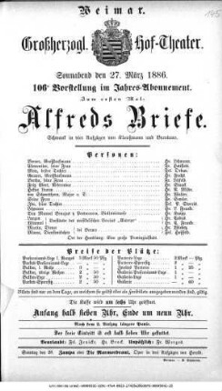 Alfreds Briefe