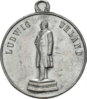 Medaille auf Ludwig Uhland