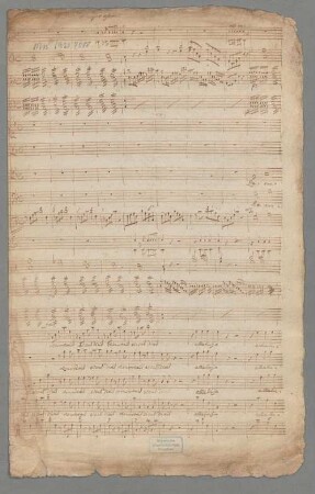 Resurrexit sicut dixit, V (4), orch, org, MH deest, F-Dur - BSB Mus.ms. 7088 : [without title]