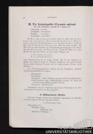 A. Gelbwerdende Gurken