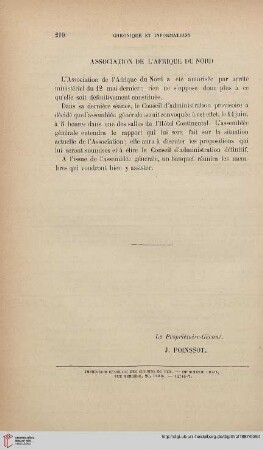 Association de l'Afrique du Nord