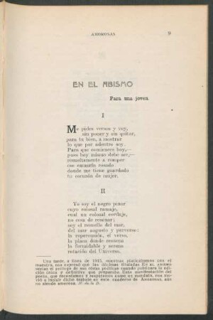 En el abismo : Para una joven.