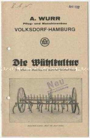 Grubber für die Bodenbearbeitung