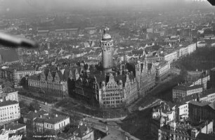 Neues Rathaus Leipzig : Blickrichtung Nordosten