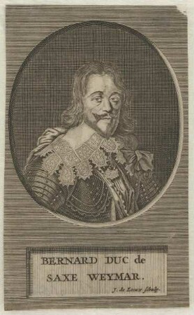 Bildnis des Bernhard, Duc de Saxe Weymar