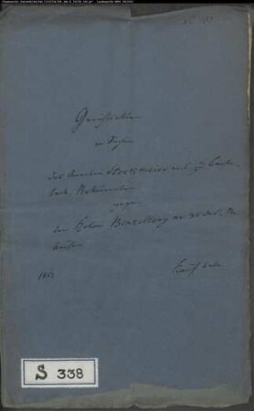 Stockmeier Nr. 6 zu Berlebeck gegen Benkelberg Nr. 35 zu Berlebeck