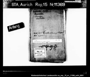 Der Auktionator J.G. Lorenz in Pewsum