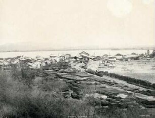 Pier von Duran, gegenüber von Guayaquil, Ausgang der Andenbahn