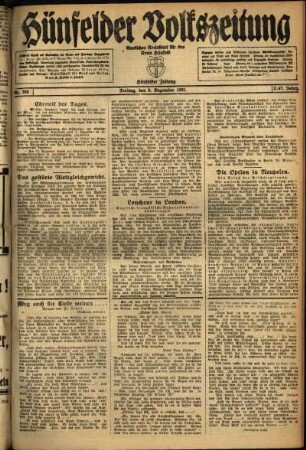 Ausgabe vom Freitag, den 09. Dezember 1921.