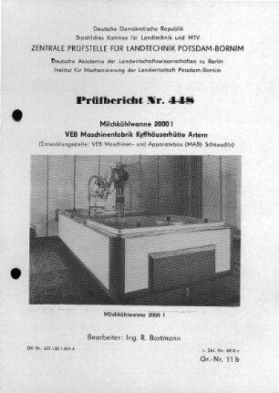 Milchkühlwanne 2000 l