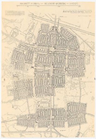 Neugestaltung Berlin, Selchow, Rotberg: Bebauungsplan: Grundplan 1:4000