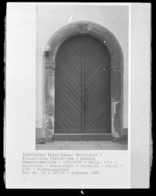 Evangelische Pfarrkirche & ehemals Hugenottenkirche — Portal