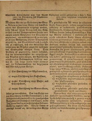 Amtsblatt des Regierungspräsidenten in Oppeln. 1820