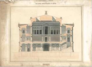 Lange, Emil; Leipzig (Sachsen); Konzerthaus - Querschnitt