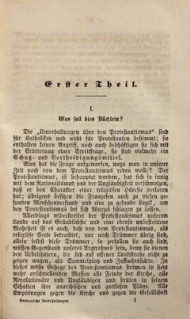 Vertrauliche Unterhaltungen über den heutigen Protestantismus