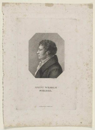 Bildnis des August Wilhelm von Schlegel