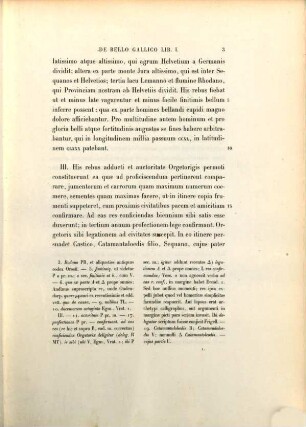 Commentarii de bellis gallico et civili : Aliorum de bellis alexandrino, africano et hispaniensi. Annotatione critica instruxit F. Dübner, 1