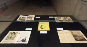 Ausstellung "Zeitgeist im Oktavformat. Illustrierte Magazine der 20er Jahre". 14.09.2013-19.11.2913. Themen-Vitrine: "Film"