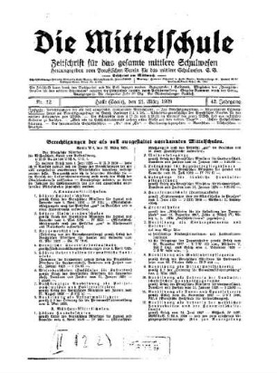 Berechtigungen der als voll ausgestaltet anerkannten Mittelschulen