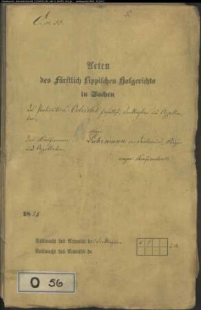 Oelrichs, Partikulier in Detmold gegen Kaufmann Lührmann in Dortmund