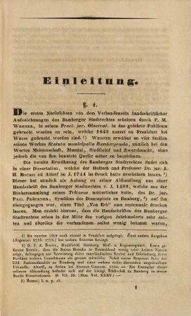 Das alte Bamberger Recht als Quelle der Carolina : nach bisher ungedruckten Urkunden und Handschriften