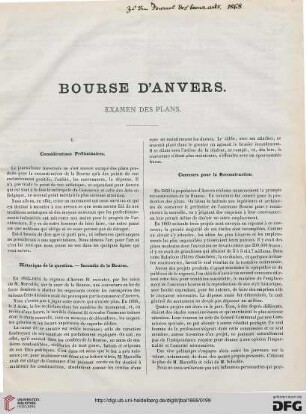 Bourse D’Anvers