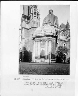 Katholischer Dom Sankt Marien / Münster — Ungarische Kapelle des Aachener Münsters