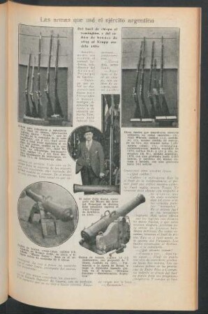 Las armas que usó el ejército argentino