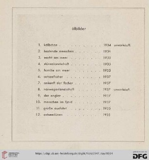Ölbilder (Nr.1-25)