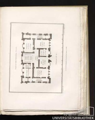 Pl. 33. Design, No. 6. Plan of the principal floor.