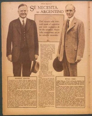 Se necesita un argentino