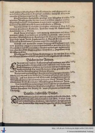 Teutsche Historische Bücher.