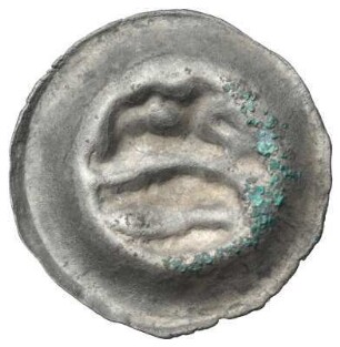 Fundmünze, Hohlpfennig, 1296 - 1412