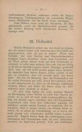 III. Heilmittel