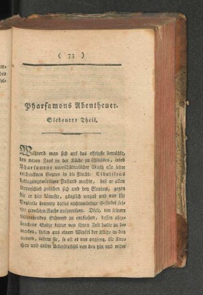 Siebenter Theil.